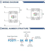 10A 25A 40A 60A 80A Dc Control Ac Dual Control Dual / Single Output Control Single Phase Solid State Relay