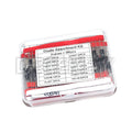 350PCS/box Diodes kit Rectifier/Fast Recovery/Schottky/Switching Diode Set 14Values 1N4001 1N4007 1N4148 RL207 UF4007 FR107 207