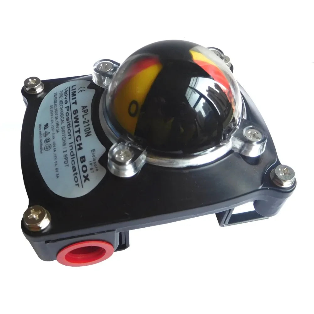 APL-210N IP67 2SPDT Enclosure Mechanical Micro Limit Switch Valve Position Indicator 125V/5A 250V/3A for Pneumatic Actuator