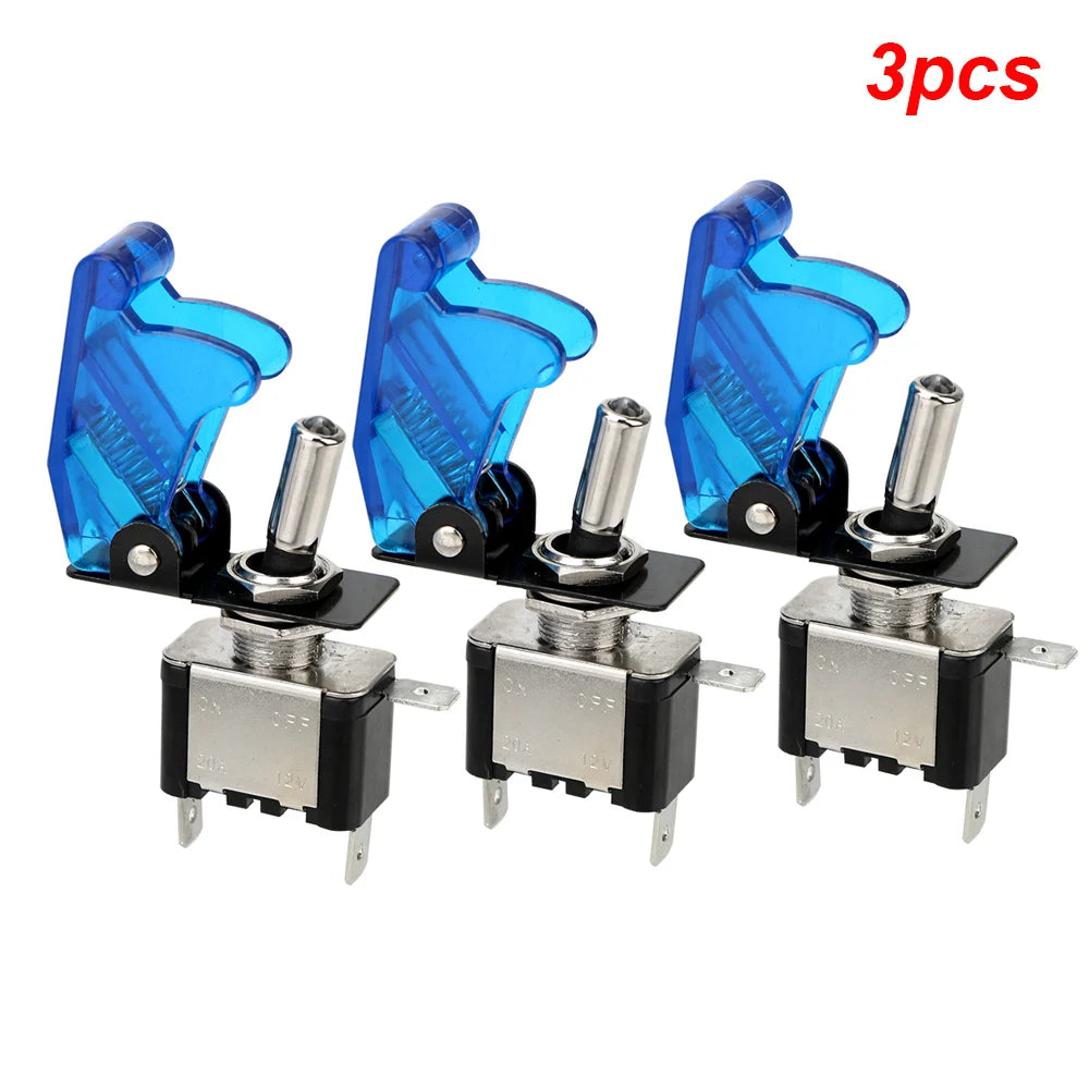 12V SPST Toggle Rocker Switch LED Light for Ignitions Boost Marine Boat Racing Car Switch Light Toggle Truck Trailer Accessories