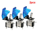 12V SPST Toggle Rocker Switch LED Light for Ignitions Boost Marine Boat Racing Car Switch Light Toggle Truck Trailer Accessories