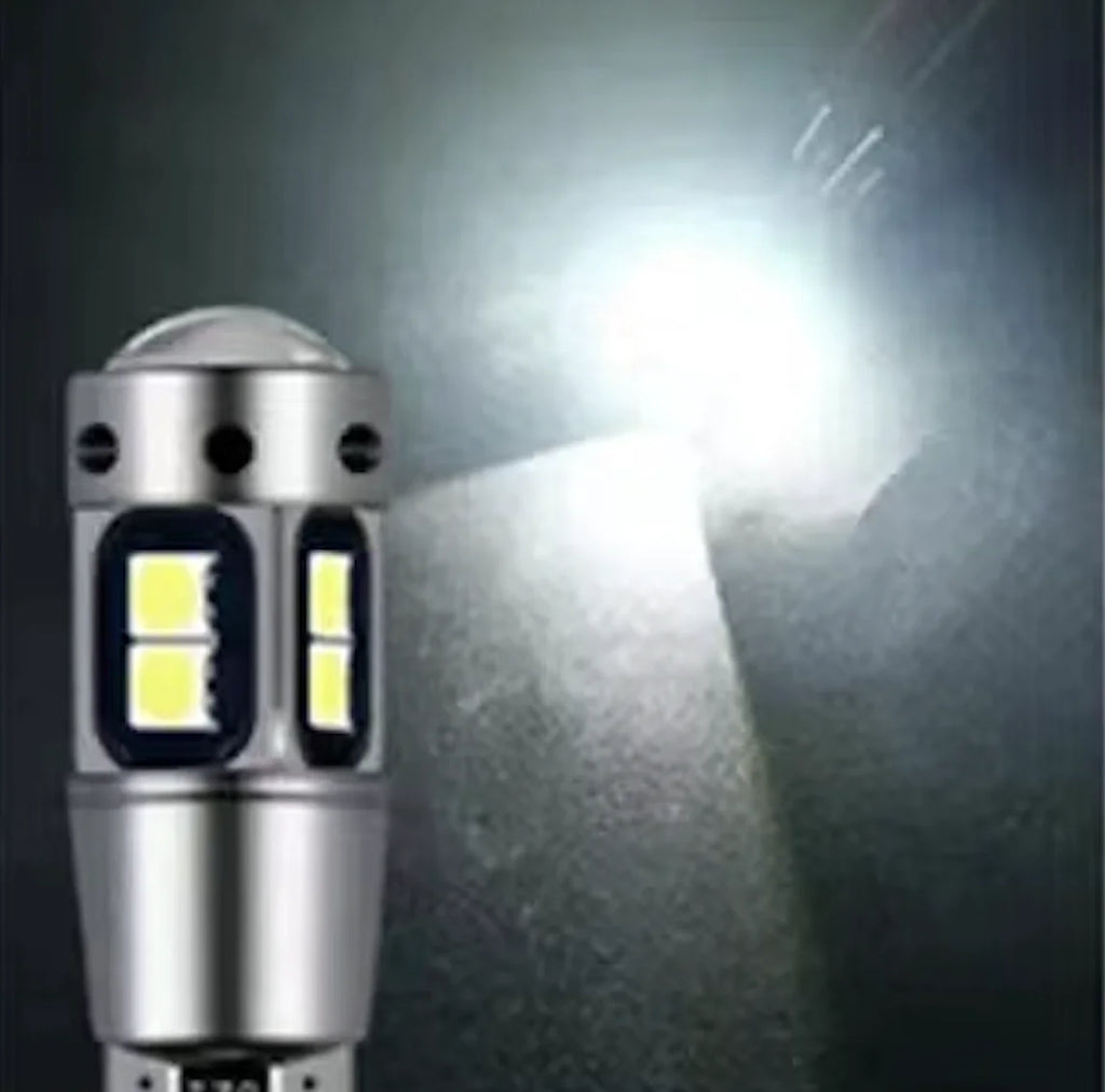 Car Interior Side Light T10 W5W 168 192 Led Tail Light 3030 10SMD 12V Auto Lamp CANBUS NO Error Car Marker Parking Bulb