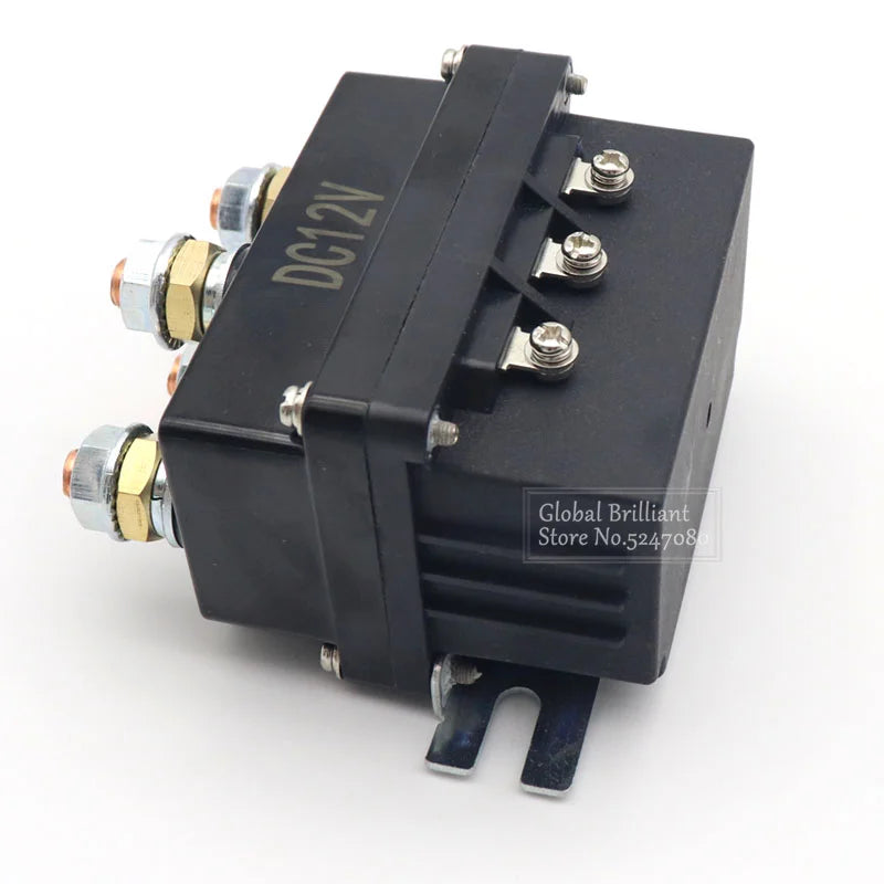 12V 500A Winch Remote Contactor 12000 Pounds Winch Control Solenoid Relay Twin Wireless Remote Recovery For Car Jeep Universal