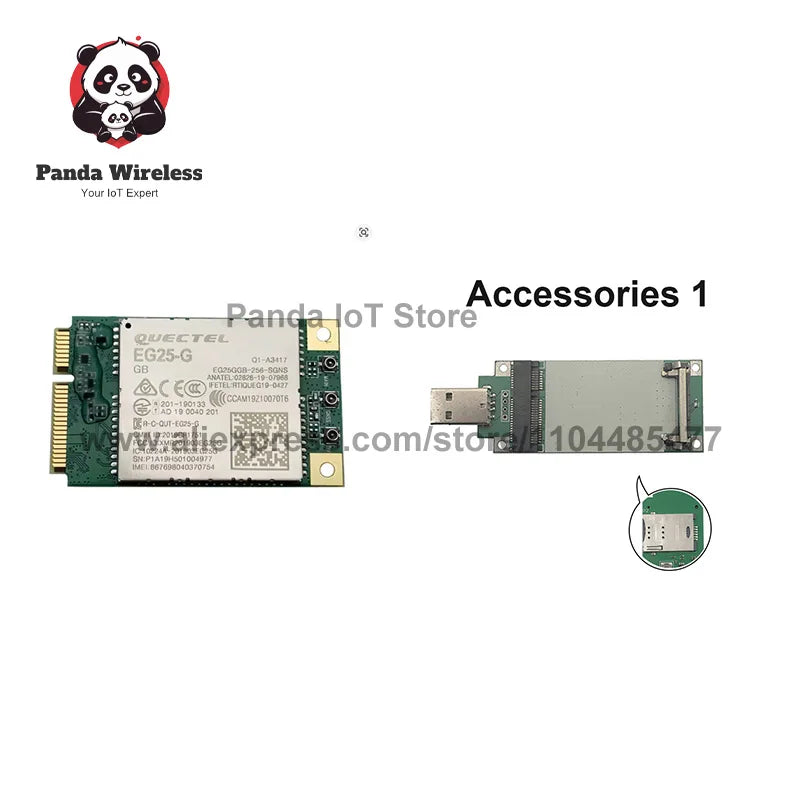 Quectel Mini Pcie With Sim Slot EG25-G EG25-GGB EG25GGB-256-SGNS Compatible With EC25 Module CAT4 Global Accessories Optional