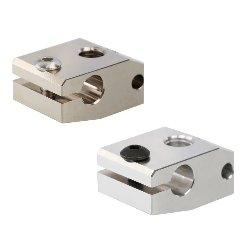 Mellow 1Pcs Aluminum/Copper Prusa Mini Heater Block For PT100 Sensor Cartridge Thermocouple&Thermistor HotEnd For 3D Printer Kit