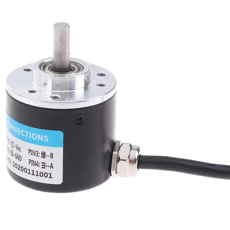 100/200/360/400/500/600P/R Photoelectric Incremental Rotary Encoder 5V-24V