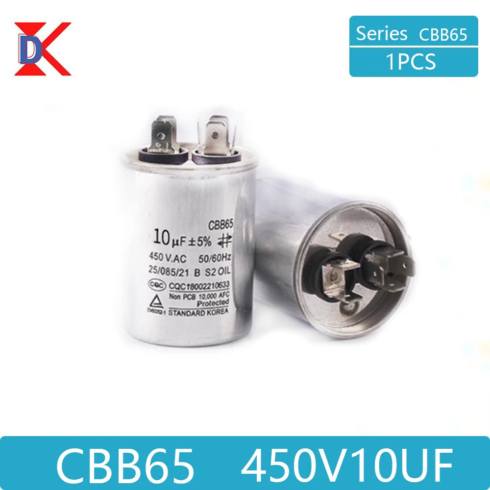 CBB65 air conditioner compressor start capacitor 450V 5/20/25/30/35/40/45/50/60/70UF