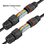 IP68 Waterproof Joint Wire Quick Connection Connector 2/3 Pin Solder Less LED Lamp Wiring Outdoor Rainproof Terminal New