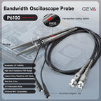 GEYA 2 Pcs 100 MHz Oscilloscope Probe 1X/10X Adjustable Attenuation Switch BNC Clip Test Lead Input Voltage10:1 Scope Probe Kit