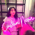 Custom Neon Sign Personalized LED Neon Light Acrylic Wall Decor for Wedding Birthday Party Game Room Office Business Logo Name P