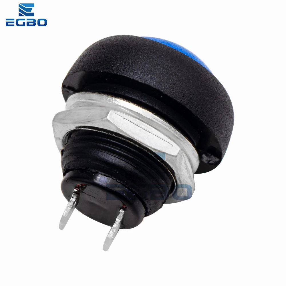 5~10PCS EGBO Mini 12mm Waterproof Momentary ON/OFF Push Button Round Switch PBS-33B PBS-11B For arduino