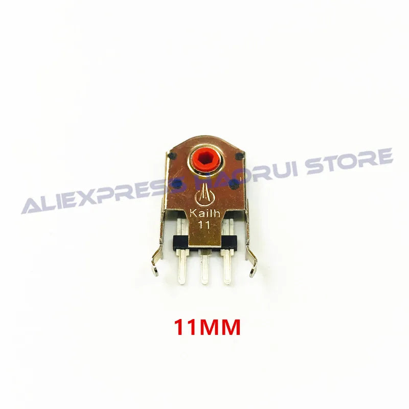 Kailh 5/7/8/9/10/11mm Rotary Mouse Scroll Wheel Encoder 1.74 mm hole 20-40g force for PC Mouse alps encoder