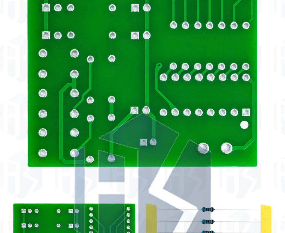 DIY Soldering Practice Training Module 7 Segment Display Decoder Circuit Board for Student Electronic Learning