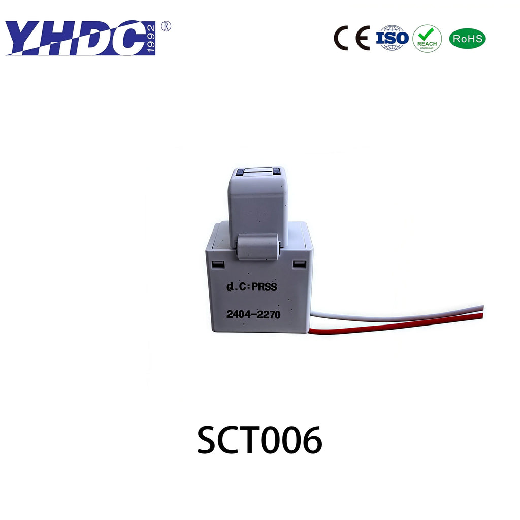 YHDC Split Core Current Transformer SCT006 Rated Input 1A/5A/10A/20A Output 1mA/2.5mA/5mA/10mA/20mA/25mA Accuracy 1%/0.5%