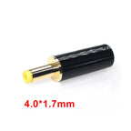 Gold Plated DC Power Plug Connector 5.5x2.1mm/5.5x2.5mm 4.0x1.7mm / 3.5x1.35mm DC Male Plug DIY Welding Output Adapter