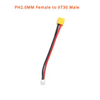 PH2.0 To XT60/XT30 Plug Battery Charging Adapter Cable Cord Female Male Plug To PH2.0-M XT60-F XT30-F High Current Connector