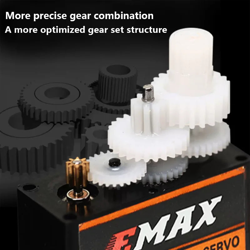 EMAX ES08MDII 13g Metal Gear Mini Digital Servo 4V to 6V 2kg Futaba JR Plug for RC Airplane Helicopter Fixed Wing