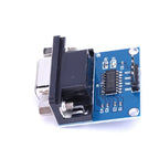 MAX3232 RS232 To TTL Serial Port Converter Module TX RX VCC GND Female DB9 Connector MAX232 Flashing Board MAX3232 Chip
