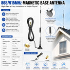 Omnidirectional LoRa Antenna 5.8dBi, 868MHz 915MHz, SMA Male & RP-SMA, 3m Cable with Bracket, for Miner Gateway Helium