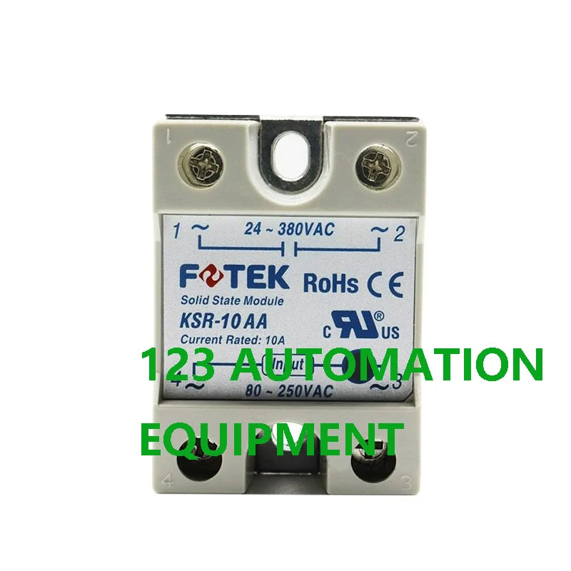 Authentic New FOTEK KSR-10AA 25AA 40AA 75AA  KSR-25AA 40AA 75AA-H Solid State Relay 10A 25A 40A 75A