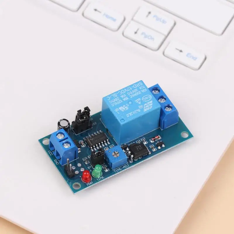 5V/12V Delay Timer Relay Module - Normally Open Trigger with Vibration Sensor for Alarm & Automation〔YY26〕