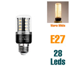 30W LED Indoor Corn Bulb E27/E26 Ceiling Lamp Bulbs E14 Spotlight B22 Living Room Bedroom Kitchen Washroom 220V Home Lighting