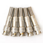 30/5PCS BNC Solderless Connector Q9 HD Video Oscilloscope BNC Male Plug Female Welding Free 75-5 Ohm Monitoring Weldings Cable