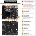 Geekbord X1509 2.5GbE Dual LAN 8-Port SATA PCIe 3.0 NAS Carrier Board for Raspberry Pi CM5