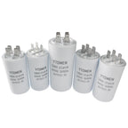 CBB60 450VAC 4~60μF ±5% 4-Pin Double Insert Motor Run Capacitor for Air Conditioner/Refrigerator/Pump，50/60Hz