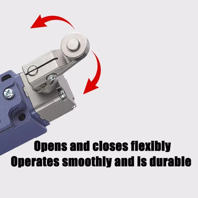 Safety Limit Switch, CNTD C4B‑4105N metal housing 1NO1NC forced disconnect contact, 10A 250VAC IP65, position trigger sensor for