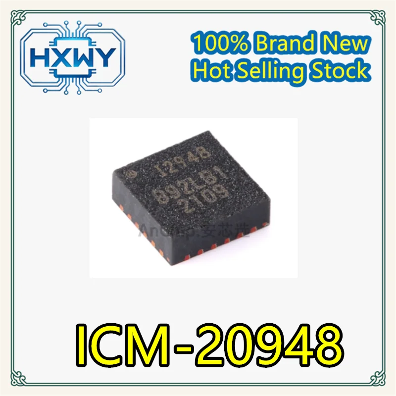 (1/5pcs) ICM-20948  I2948  QFN24 package  IC chip  Electronics  Low stock  Integrated circuit  Best-seller   Fast dispatch