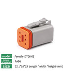 10/50/100 Sets Deutsch DTM/DT/DTP/DTF Automobile Connector Plug&Socket Male&Female Terminal DTM04-2/3/4/6/8/12 DTM06-2/3/4/6/8S