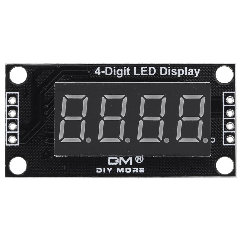 TM1637 Time Indicator Tube 4 Digit Digital Indicator Tube 7 Segment Digital LED Module 0.36 Inch Red Green Blue Yellow White