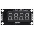 TM1637 Time Indicator Tube 4 Digit Digital Indicator Tube 7 Segment Digital LED Module 0.36 Inch Red Green Blue Yellow White