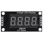 TM1637 Time Indicator Tube 4 Digit Digital Indicator Tube 7 Segment Digital LED Module 0.36 Inch Red Green Blue Yellow White