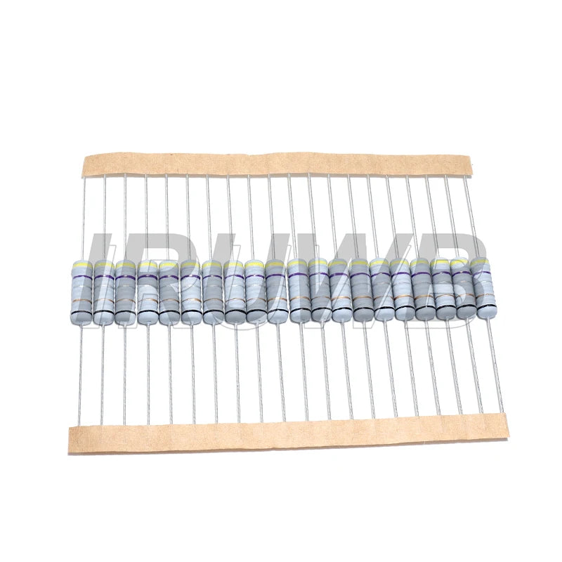 20pcs 2W 5% Wirewound Resistor Fuse 0.1 0.22 0.33 0.47 0.5 1 ohm 0.05R 0.1R 1R 2.2R 4.7R 5.1R 10R 20R 22R 47R 51R 100R