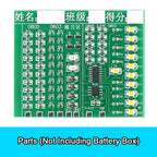 Soldering Practice Board SMD Circuit Board LED Electronic SMT Component DIY PCB Kit Project Tools Practice Soldering Skills