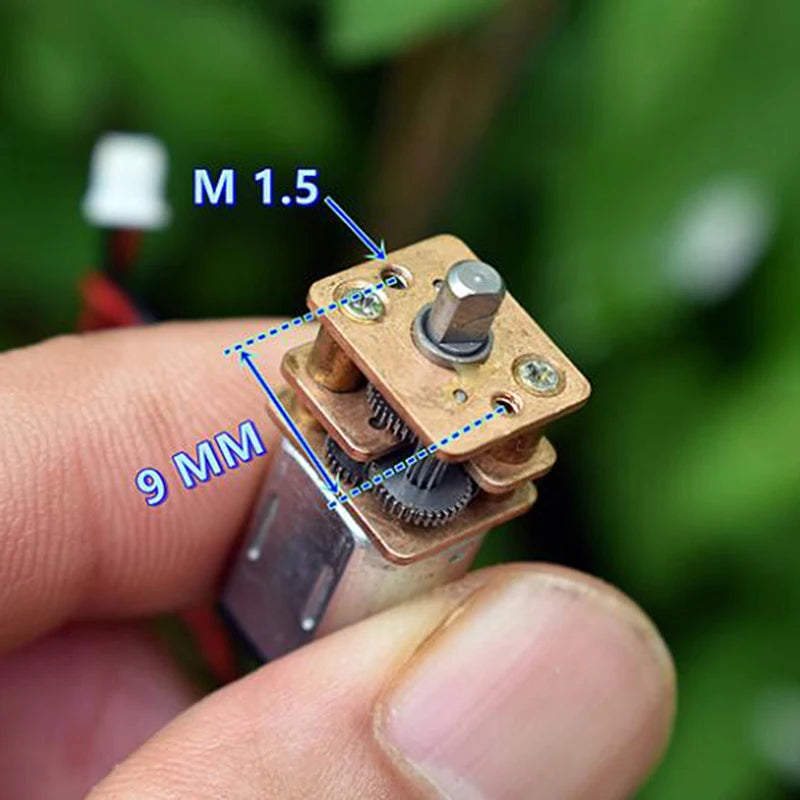 【AD】1pcs DC3V-6V 5V 28RPM Slow Speed Reducer Micro Mini N20 Full Metal Gearbox Gear Motor