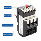 JR28-25 Thermal Overload Relay LR2 D13 Adjustable thermal relay Electric Relays 1A 1.6A 2.5A 4A 6A 8A 10A 13A 18A 25A