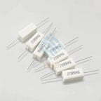 200pcs 5W 5% Cement Resistor Power Resistance 0.1 ~ 10K 0.1R 0.5R 1R 10R 100R 0.22 0.33 0.5 1 2 5 8 10 15 20 25 30 100 1K ohm
