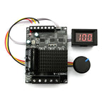 DC 6-80V BLDC Three Phase DC Brushless Motor Controller PWM High Power 1600W 20A Hall Motor Control Driver Board Motor Regulator