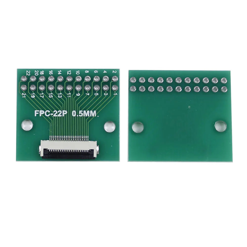 JCD 1Piece FPC/FFC Flat Cable Transfer Plate  0.5mm 1mm to 2.54mm Spacing Connector Flexible Flat Cable Adapter Board