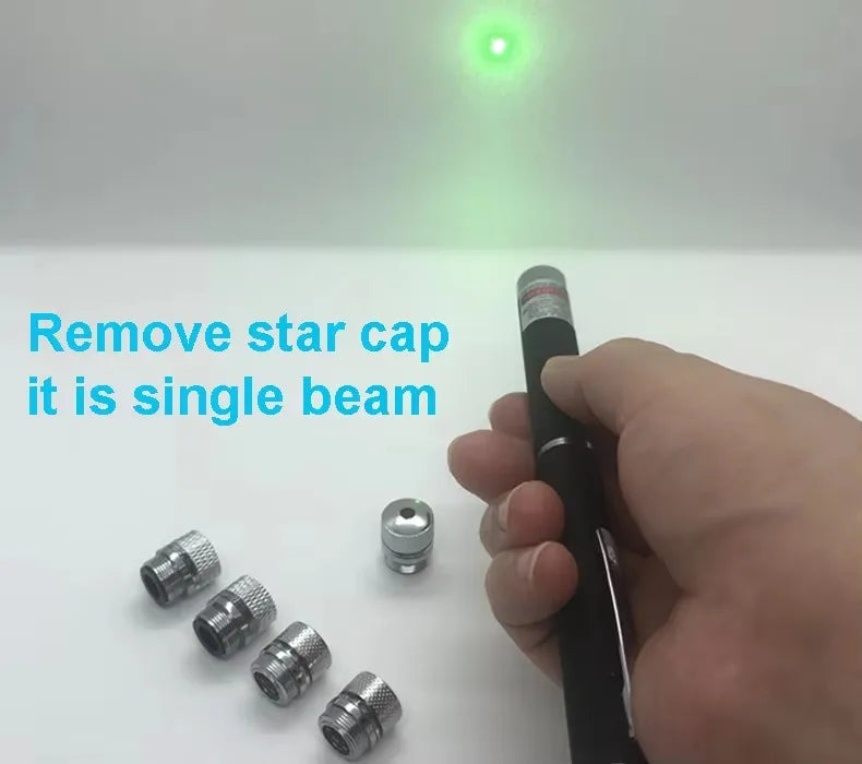 (Do not provide batteries) Green Red Laser Pointer Teaching Tool Pet Automatic Cat Toys Laser Focus Lazer Pen Combination