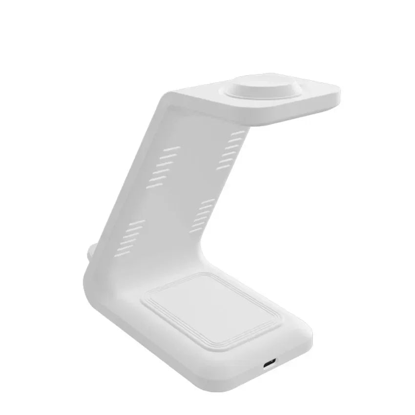30W 3 In 1 Wireless Charger  Stand Dock For iPhone 15 14 13 12 11 XS Apple Watch 8 7 AirPods  Induction Fast Charging Station