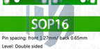 10PCS PCB Board Kit SMD Turn To DIP Adapter Converter Plate SOP MSOP SSOP TSSOP SOT23 8 10 14 16 20 28 SMT To DIP