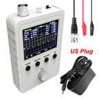 FNIRSI 2.4” TFT Handheld Digital Oscilloscope 0-200KHz Bandwidth 1M Sampling Rate with BNC-Clip Cable Probe and Power Supply