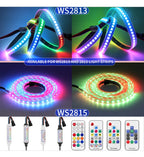 WS2811 WS2812B WS2813 WS2815 LED Pixels Strip Light Controller 3/4PIN USB/DC RF 14/17/21Keys LED Tape Remote Controller DC5-24V