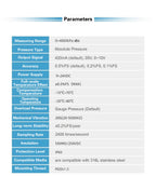 Absolute Pressure Transmitter HTP-300 RS485 4-20mA 0-5V 0-10V Modbus Vacuum Sensor High Accuracy IP65 Barometric Transmitter
