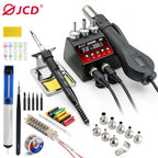 JCD 8898Pro Soldering Station 2 in 1 Hot Air Gun Solder Iron LCD Digital Display For Cell-Phone SMD BGA IC Repair Solder Tools