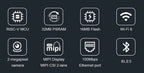 7.0-inch 1024 * 600 IPS capacitive touch ESP32P4 development board ESP32-C6 development board, with housing and camera